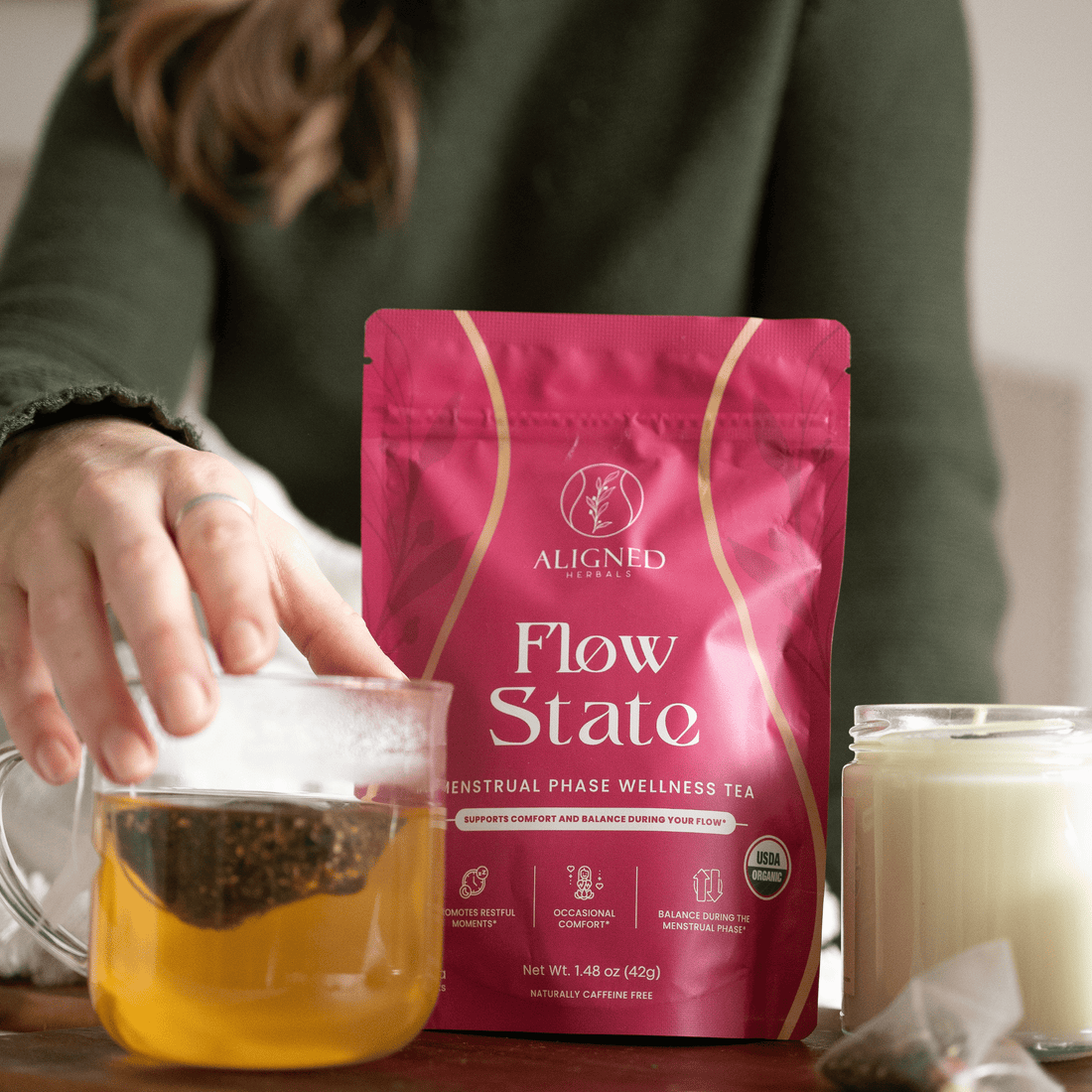 Flow State – Organic Menstrual Phase Herbal Tea